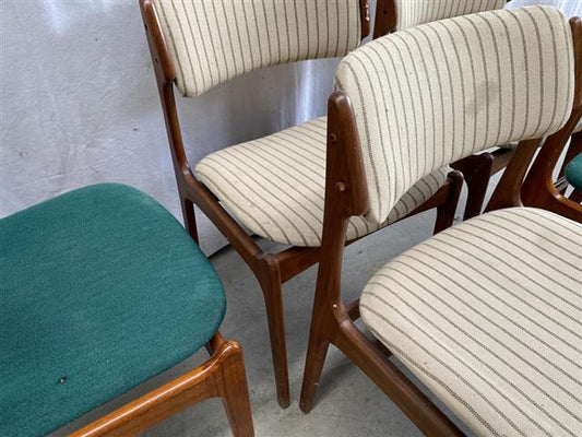 Sedie vintage design danese anni 60 [j44034] misure su richiesta