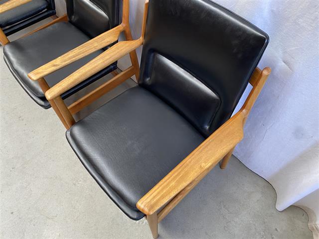 Sedie Arne Vodder vintage design danese anni 60 [j43279] misure su richiesta