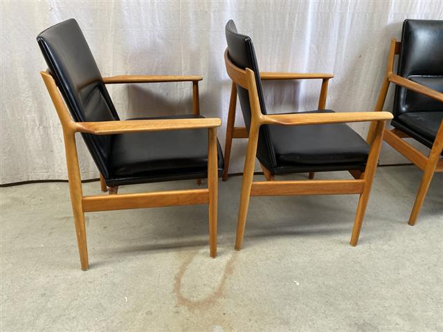 Sedie Arne Vodder vintage design danese anni 60 [j43279] misure su richiesta