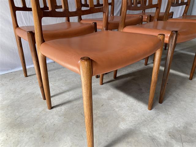 Sedie N.O. Moller design danese vintage anni 50 [j41232]