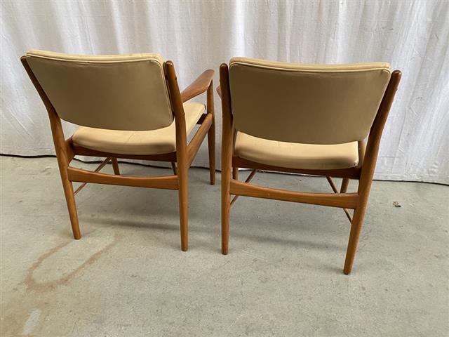 Sedie Arne Vodder vintage design danese anni 60 [j44270] misure su richiesta