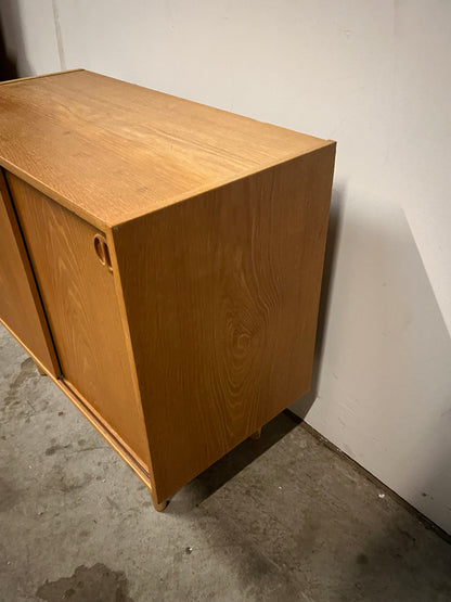 Sideboard in quercia 80cm design svedese vintage 1950/60 | fz9179