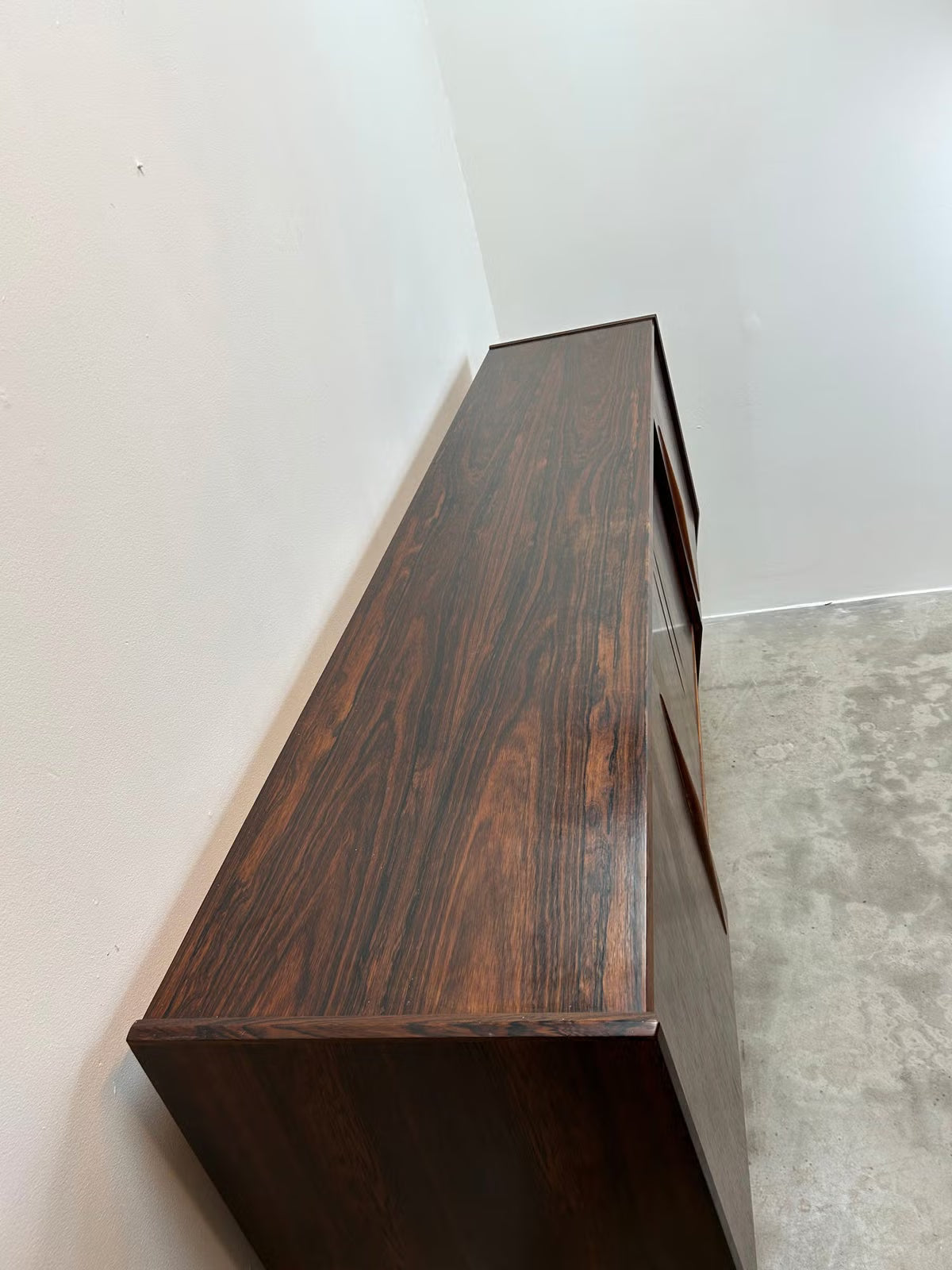 Credenza palissandro 200cm design vintage danese | nr8151