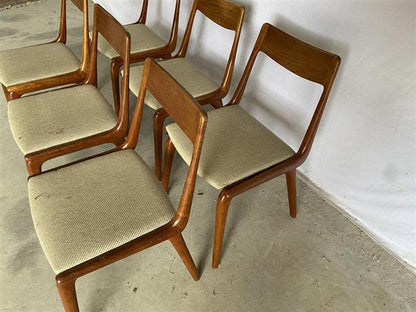 Sedie Alfred Christensen vintage design danese anni 60 [j43375] misure L.48 H.80 P.54