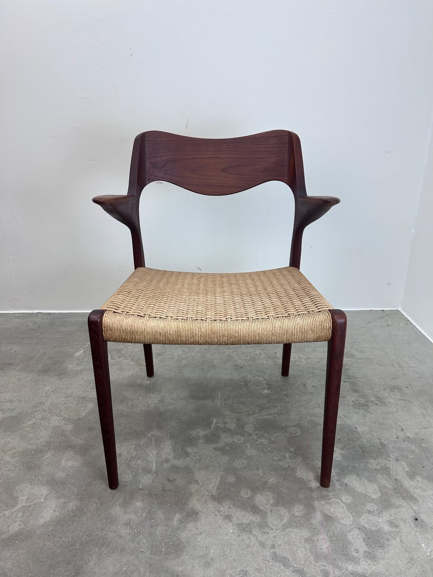 Sedia Model 55 Niels o Møller design danese vintage anni 60 | nr9846
