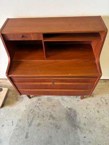 Scrittoio in teak 84cm design danese anni 60 | fz10906