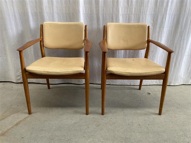 Sedie Arne Vodder vintage design danese anni 60 [j44270] misure su richiesta