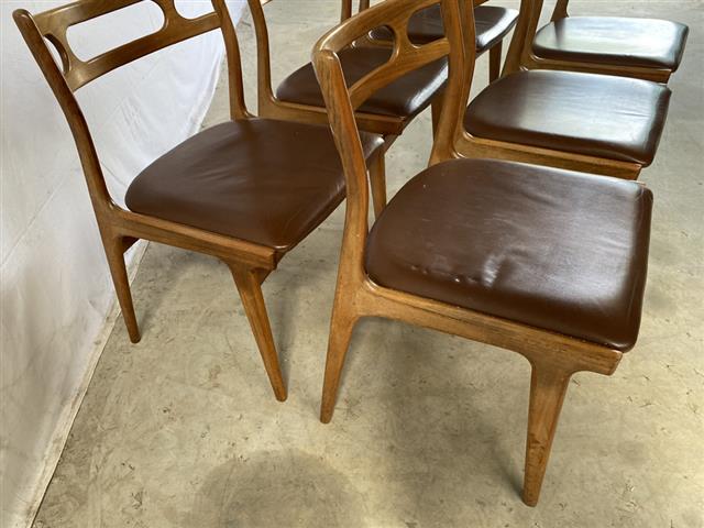 Sedie Johannes Andersen design danese vintage anni 50 [j41371]