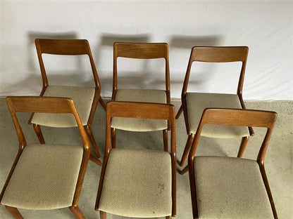 Sedie Alfred Christensen vintage design danese anni 60 [j43375] misure L.48 H.80 P.54