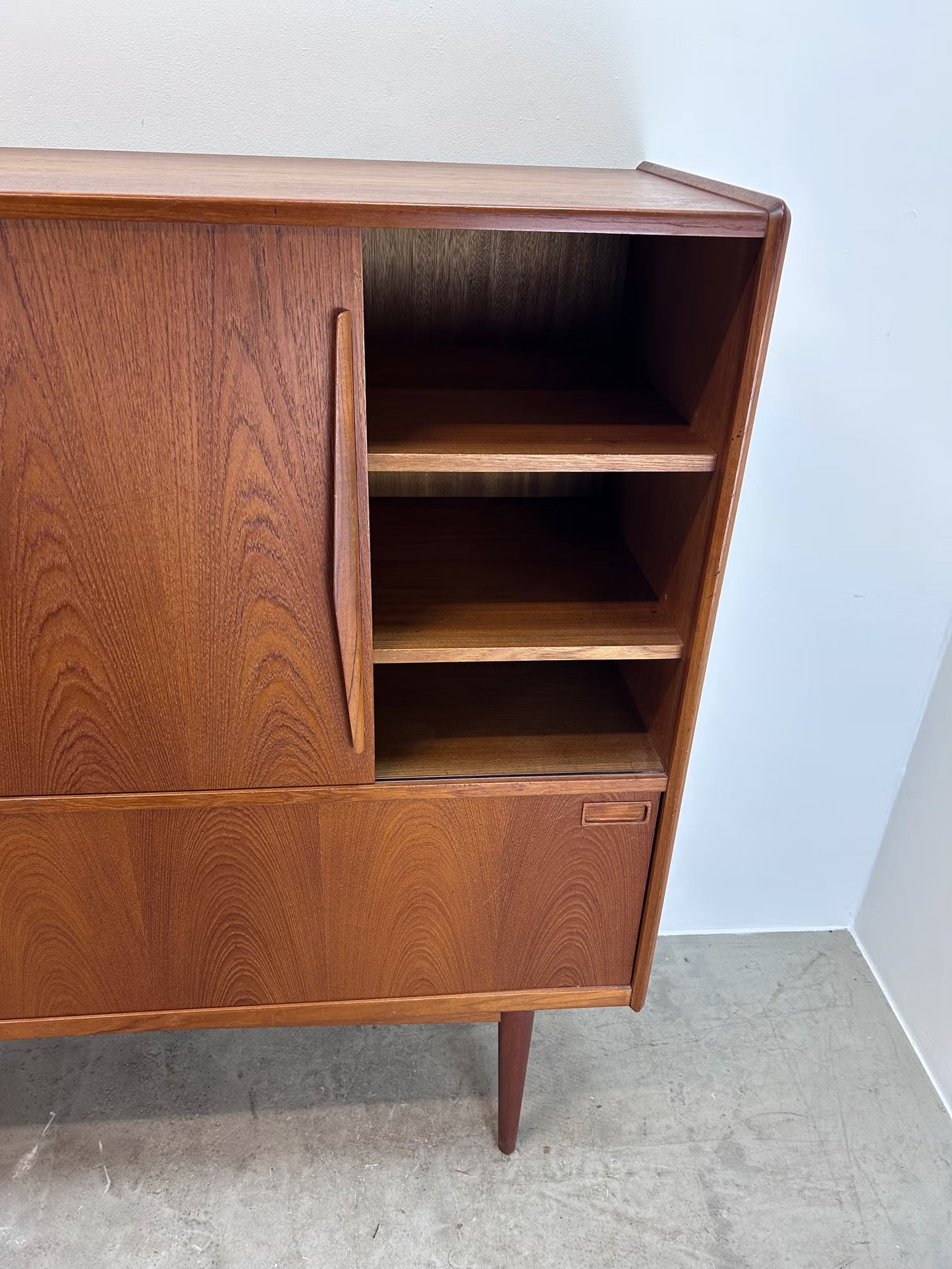 Credenza teak 200cm design vintage danese | nr9746