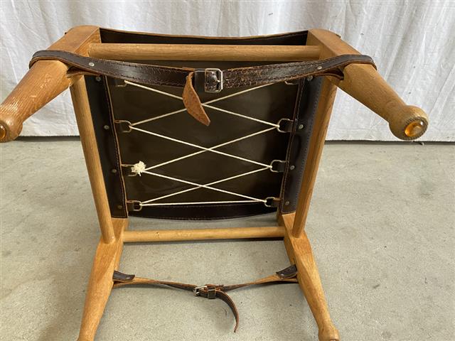 Poggiapiedi Aage Bruun vintage design danese anni 50 [jal43045] misure L.46 H.37 P.46