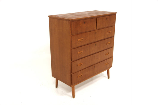 Cassettiera design svedese vintage anni 50 [sw26059] misure L.89 H.102 P.40