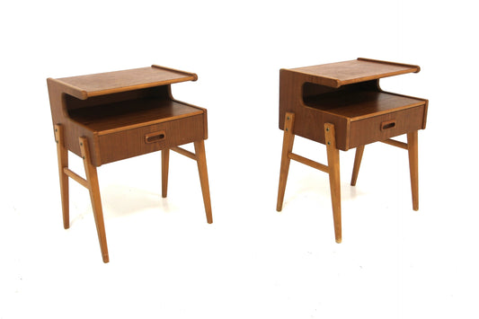 Comodini design svedese vintage anni 50 [sw28055] misure L.43 H.54 P.32