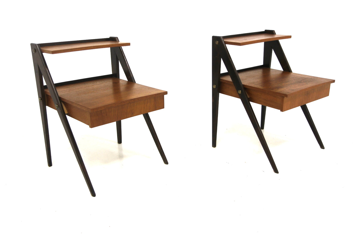 Comodini design svedese vintage anni 50 [sw28057] misure L.40 H.55 P.40