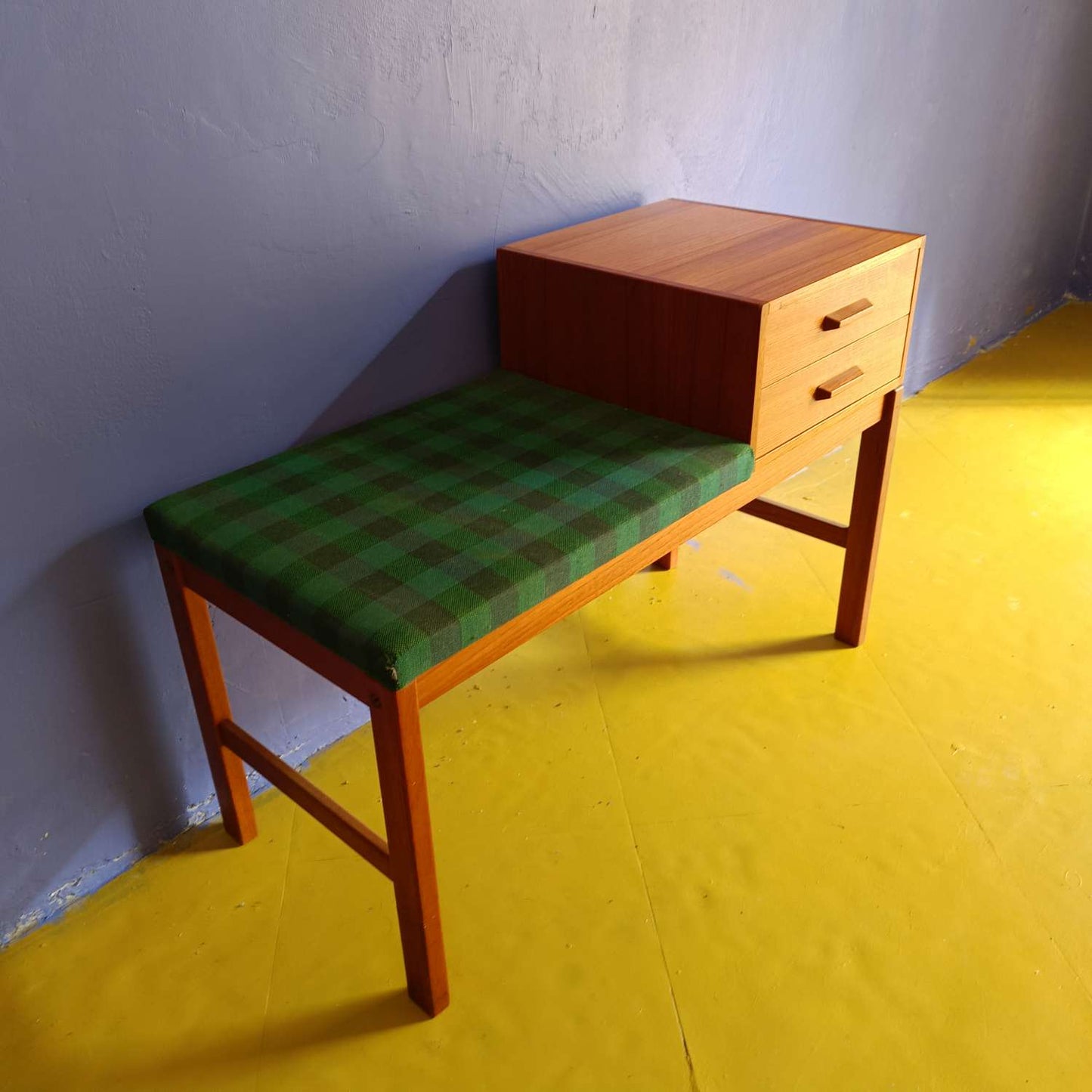 Panca design svedese vintage anni 60 [83sw25654] misure L.85 H.60/44 P.40