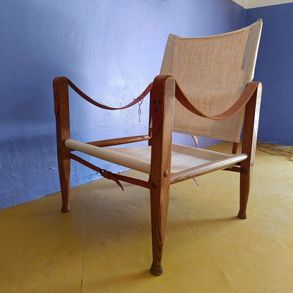 Poltrona Safari Kaare Klint design danese originale vintage anni 30 [safari] misure H.80 L.57 P.57