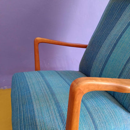 Poltrona design svedese vintage anni 50 [79sw20630] misure L.67 H.105/39 P.82