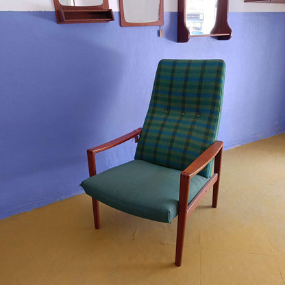 Poltrona design danese vintage anni 50 [79sw23595] misure L.66 H.99/35 P.75