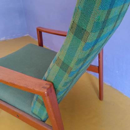 Poltrona design danese vintage anni 50 [79sw23595] misure L.66 H.99/35 P.75