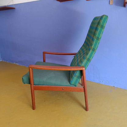 Poltrona design danese vintage anni 50 [79sw23595] misure L.66 H.99/35 P.75