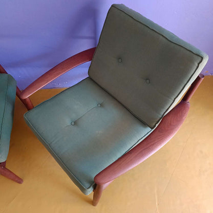 Poltrona Grete Jalk FD118 design danese originale vintage anni 60 [2p-gretejalk] misure L.80 P.71 H.80/43