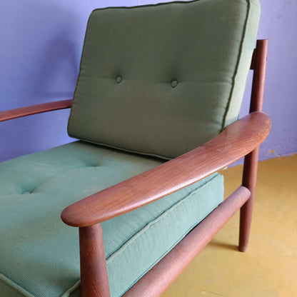 Poltrona Grete Jalk FD118 design danese originale vintage anni 60 [2p-gretejalk] misure L.80 P.71 H.80/43
