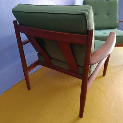 Poltrona Grete Jalk FD118 design danese originale vintage anni 60 [2p-gretejalk] misure L.80 P.71 H.80/43