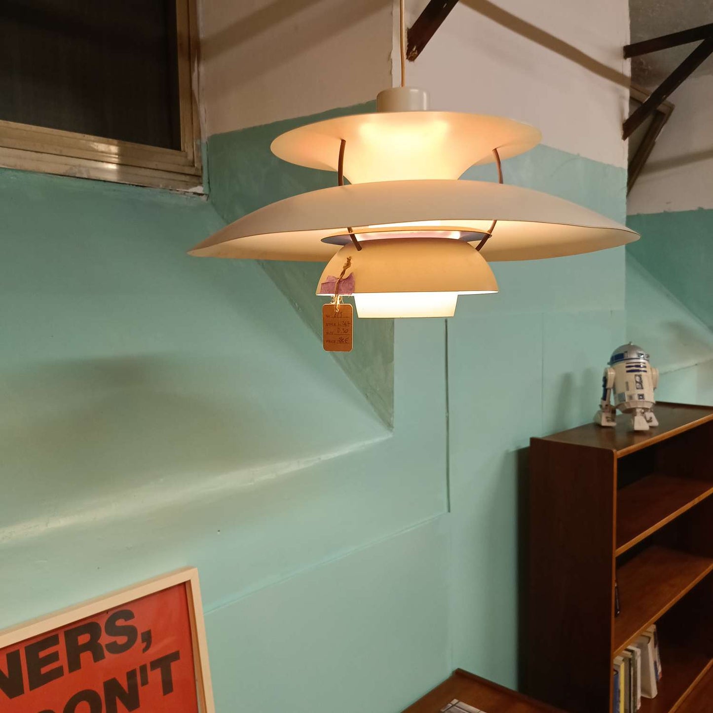 Lampadari a sospensione PH5 design danese vintage anni 50 [70j-dueph5] misure D.50 H.26,7