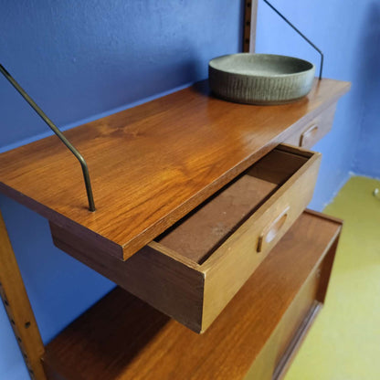 Libreria design danese vintage anni 60 [84vnt3b] misure H.175 L.84 P.24