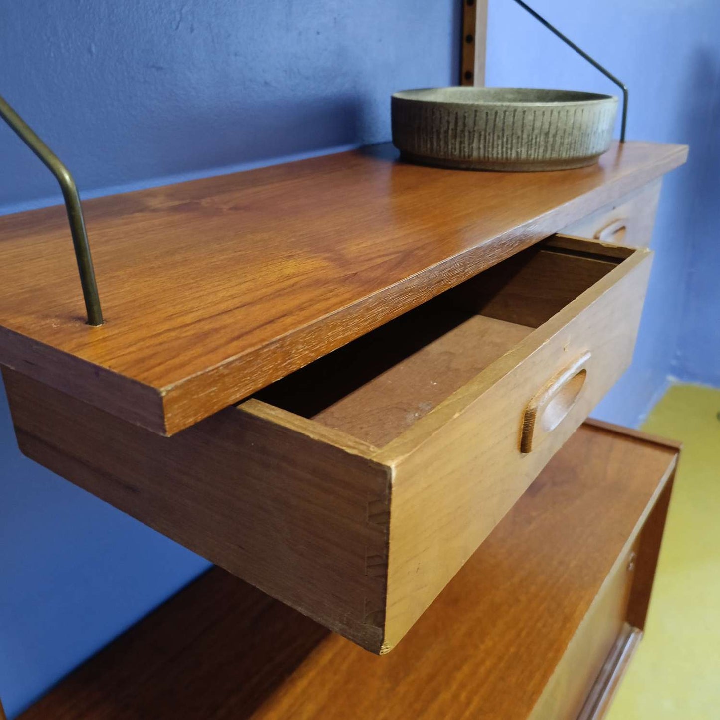 Libreria design danese vintage anni 60 [84vnt3b] misure H.175 L.84 P.24