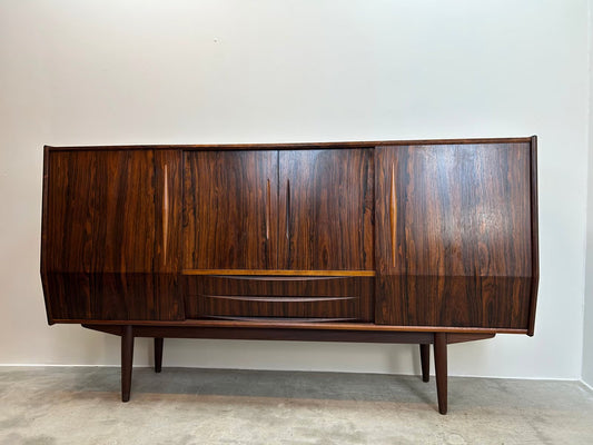 Credenza palissandro 200cm design vintage danese | nr8151