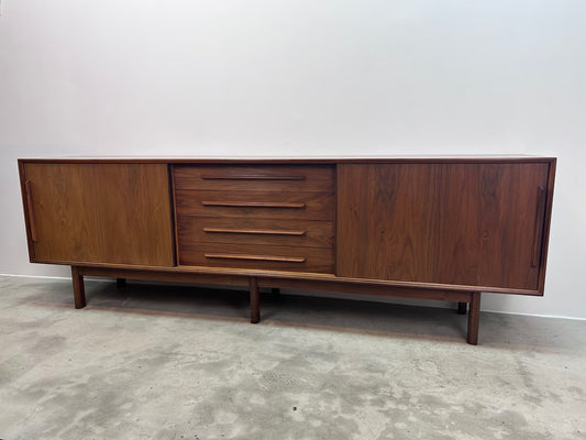 Credenza palissandro 229cm design vintage danese | nr10351