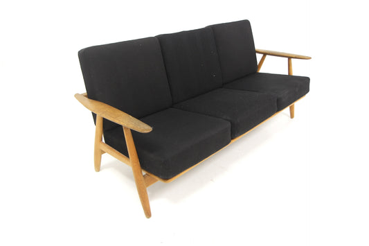 Divano "GE 240, Cigarr sofa" Hans J Wegner design danese vintage anni 50 [sw28073] misure L.175 H.72 P.80