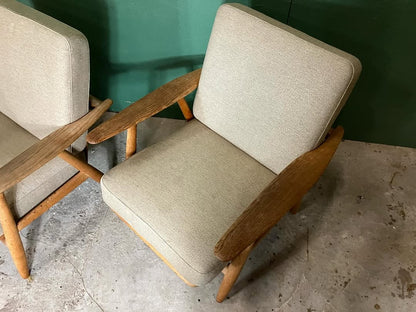 Poltrone "model Ge240" Hans j Wegner vintage design danese anni 50 [atk120]