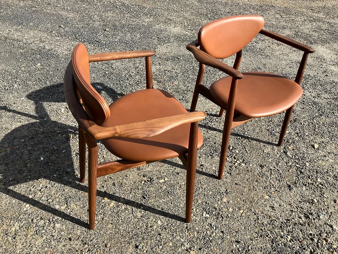 Poltroncine "Model 109" Finn Juhl vintage design danese anni 50 [atk204]