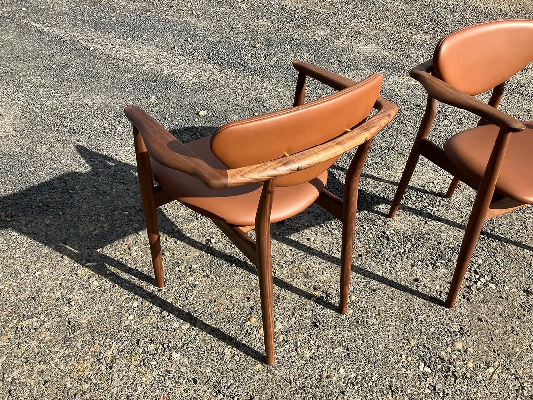Poltroncine "Model 109" Finn Juhl vintage design danese anni 50 [atk204]