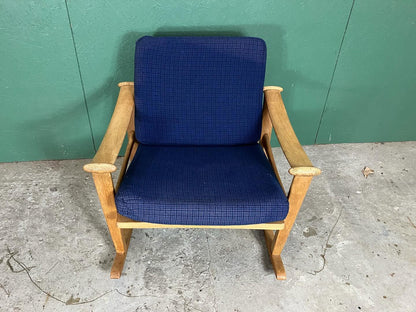 Sedia a dondolo vintage design danese anni 50 [atk115] misure da richiedere