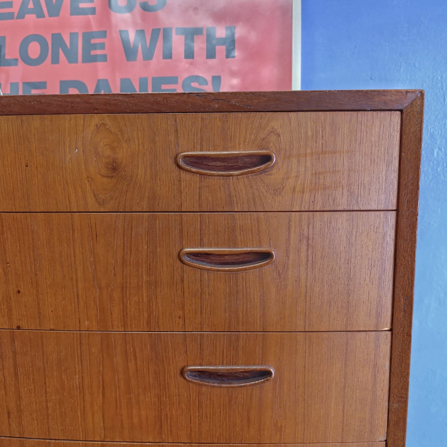 Cassettiera design danese vintage anni 50 [83vnt] misure L.98 H.102 P.47