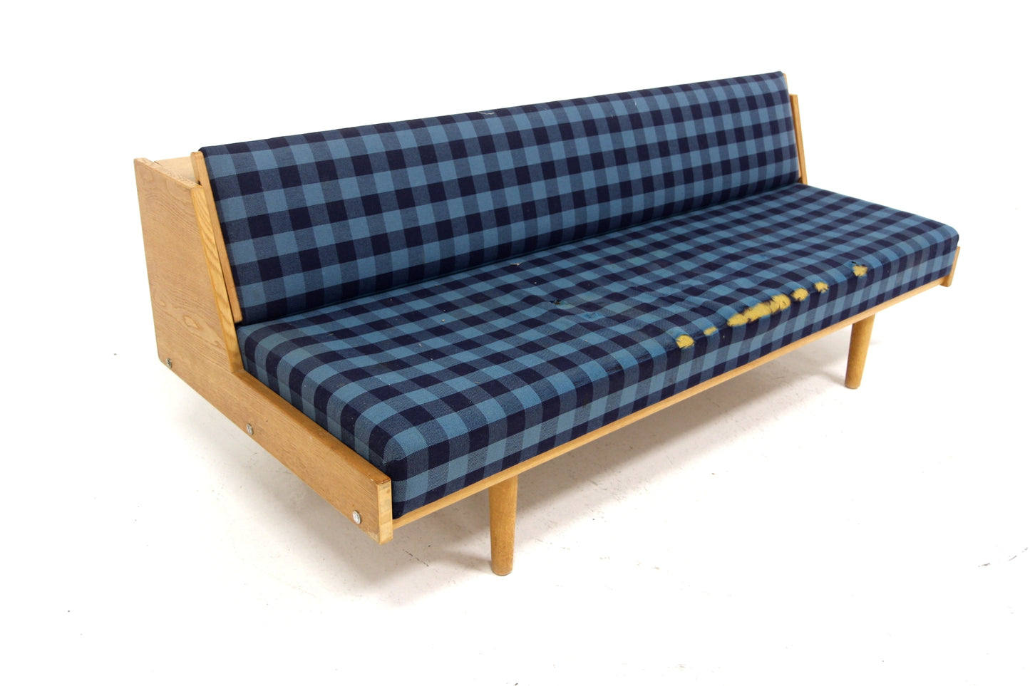 Divano "GE 258" Hans J Wegner design norvegese vintage anni 60 [sw27340] misure L.195 H.77 P.86