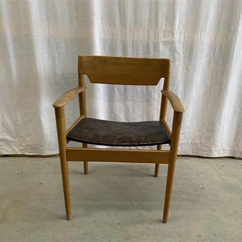 Sedia Grete Jalk vintage design danese anni 60 [j43727] misure L.64 H.80 P.50