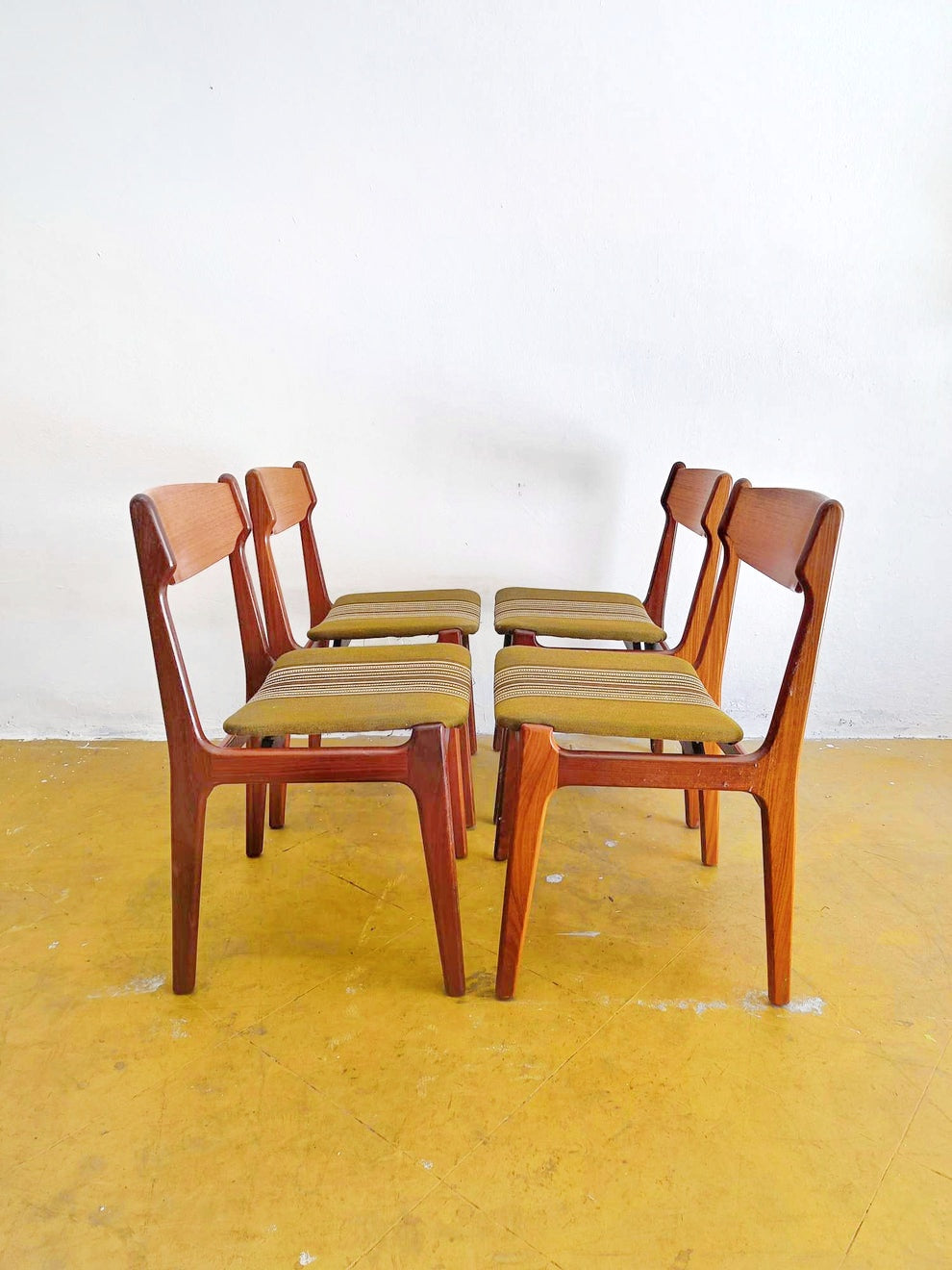 Sedie design danese originale vintage anni 60 [91vnt] misure L.46 H.78/45 P.45
