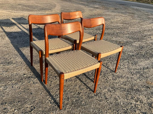 Sedie design danese vintage anni 60 [atk198] misure da richiedere