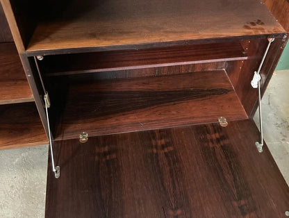 Libreria con bar interno design danese vintage anni 60 [atk61] H.103 L.160 P.31