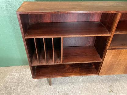 Libreria con bar interno design danese vintage anni 60 [atk61] H.103 L.160 P.31