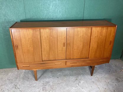 Credenza Westergaard con bar interno design danese vintage anni 50 [atk53]