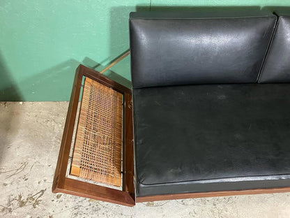 Divano nero design danese vintage anni 60 [atk127]