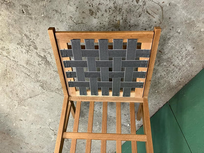 Poltrone Hans J Wegner con Sgabello vintage design danese anni 50 [atk136]