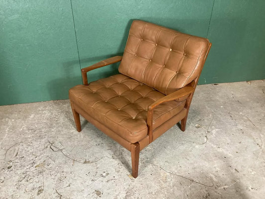 Poltrone Arne Norell modello Leaf vintage design svedese anni 50 [atk63]