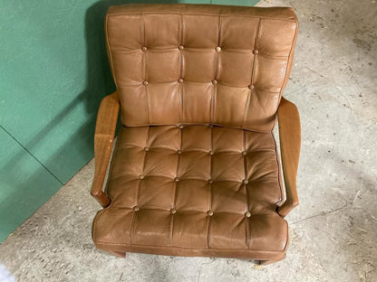 Poltrone Arne Norell modello Leaf vintage design svedese anni 50 [atk63]