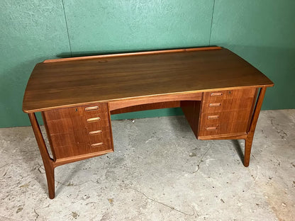 Scrivania Svend Aage Madsen design danese vintage anni 60 [atk117] misure L.153 H.70 P.74
